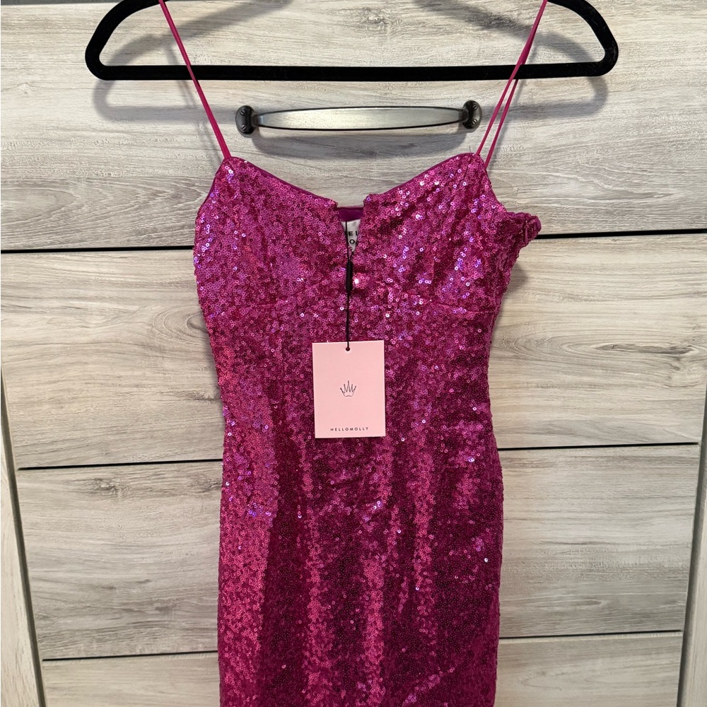 Pink Sequin Dress